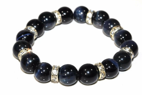 Agate & Pave Charms Yoga Bracelet