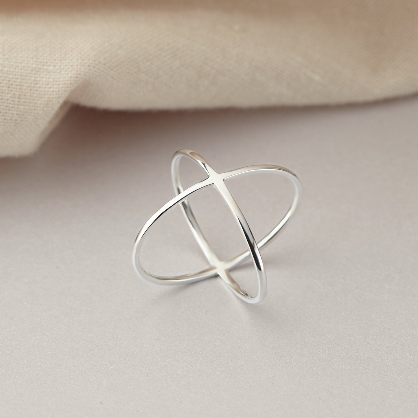 Criss Cross Ring X Cross Ring Minimal Ring