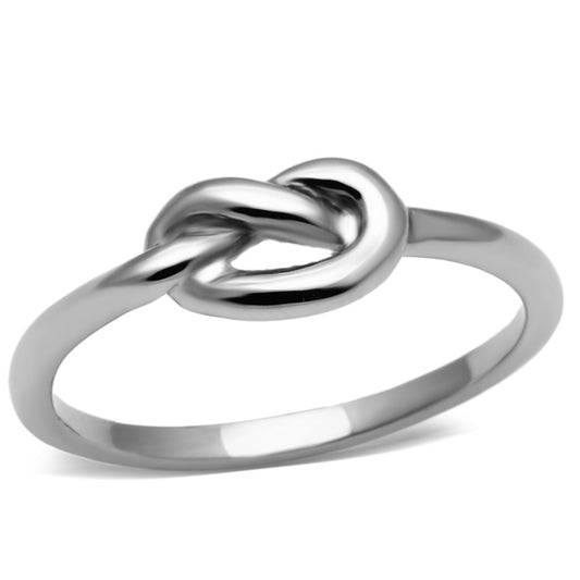 Women Stainless Steel No Stone Rings TK630