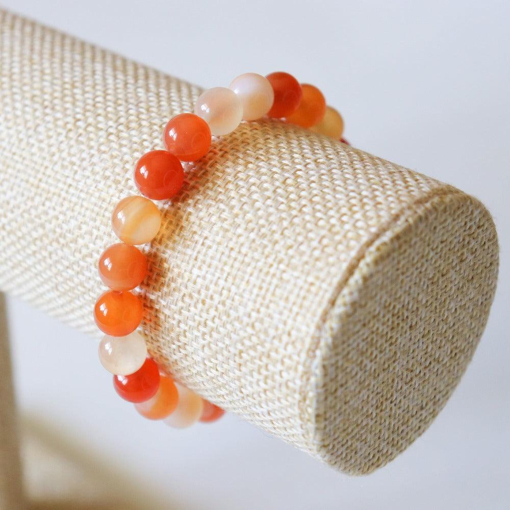 Bracelet en Cornaline ✦ Créativité, intimité et estime de soi