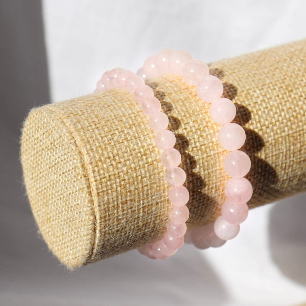 Bracelet en Quartz Rose ✦ Amour, Cœur et Harmonie