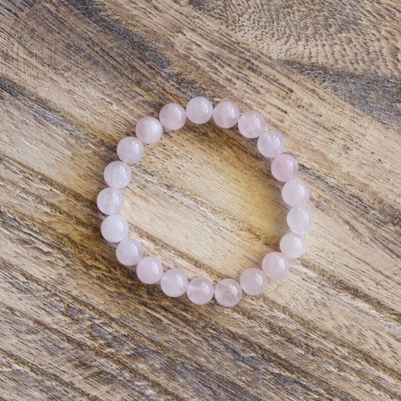 Bracelet en Quartz Rose ✦ Amour, Cœur et Harmonie