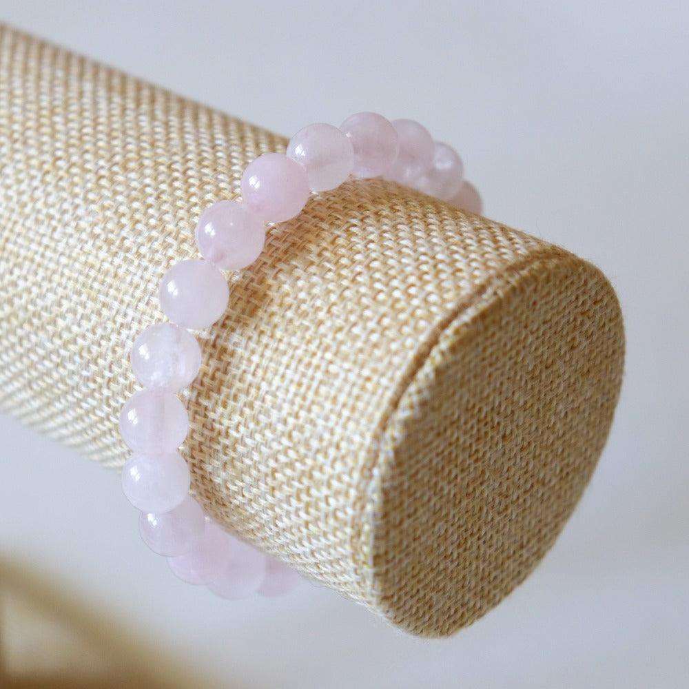 Bracelet en Quartz Rose ✦ Amour, Cœur et Harmonie