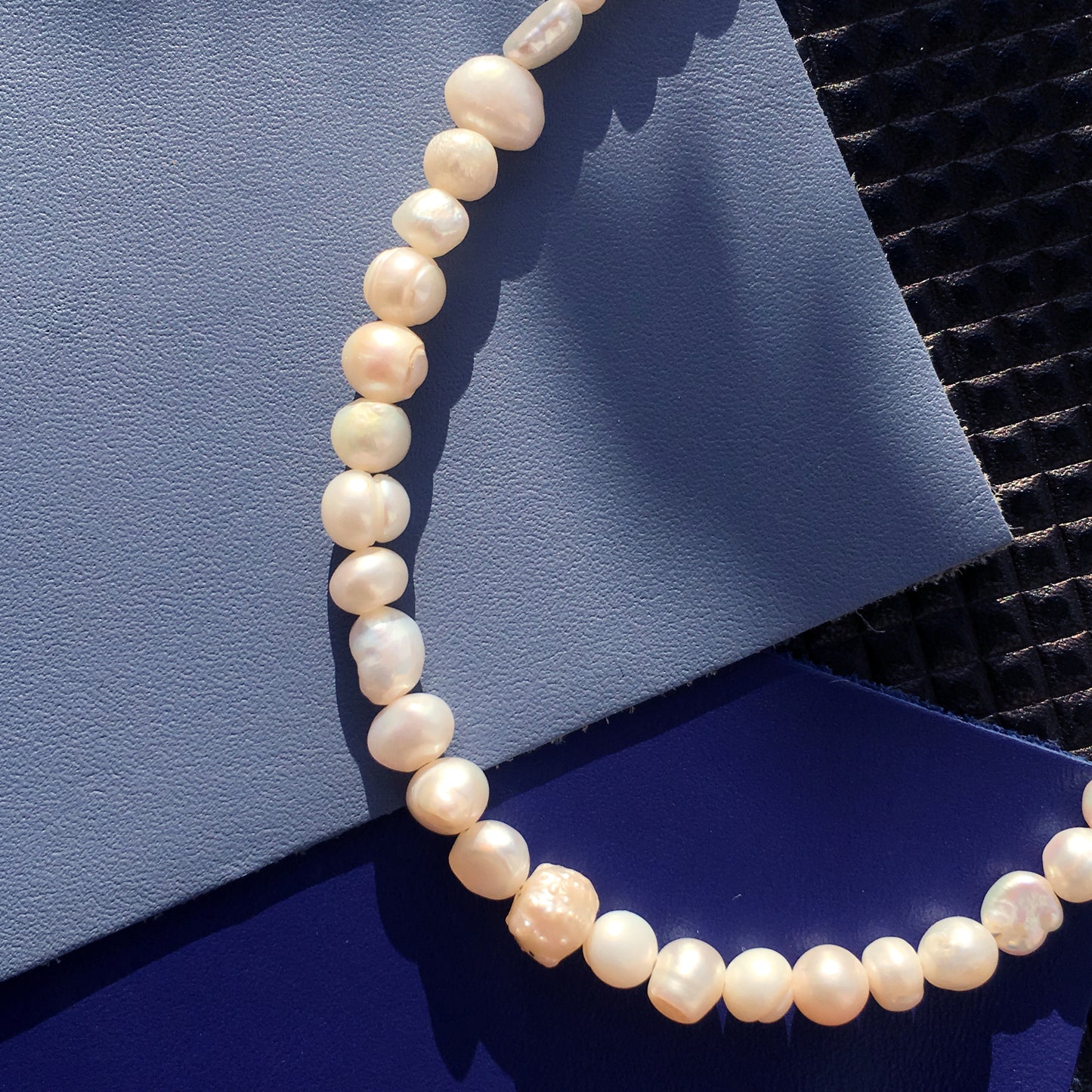 Skinny Pearl Necklace + Bracelet