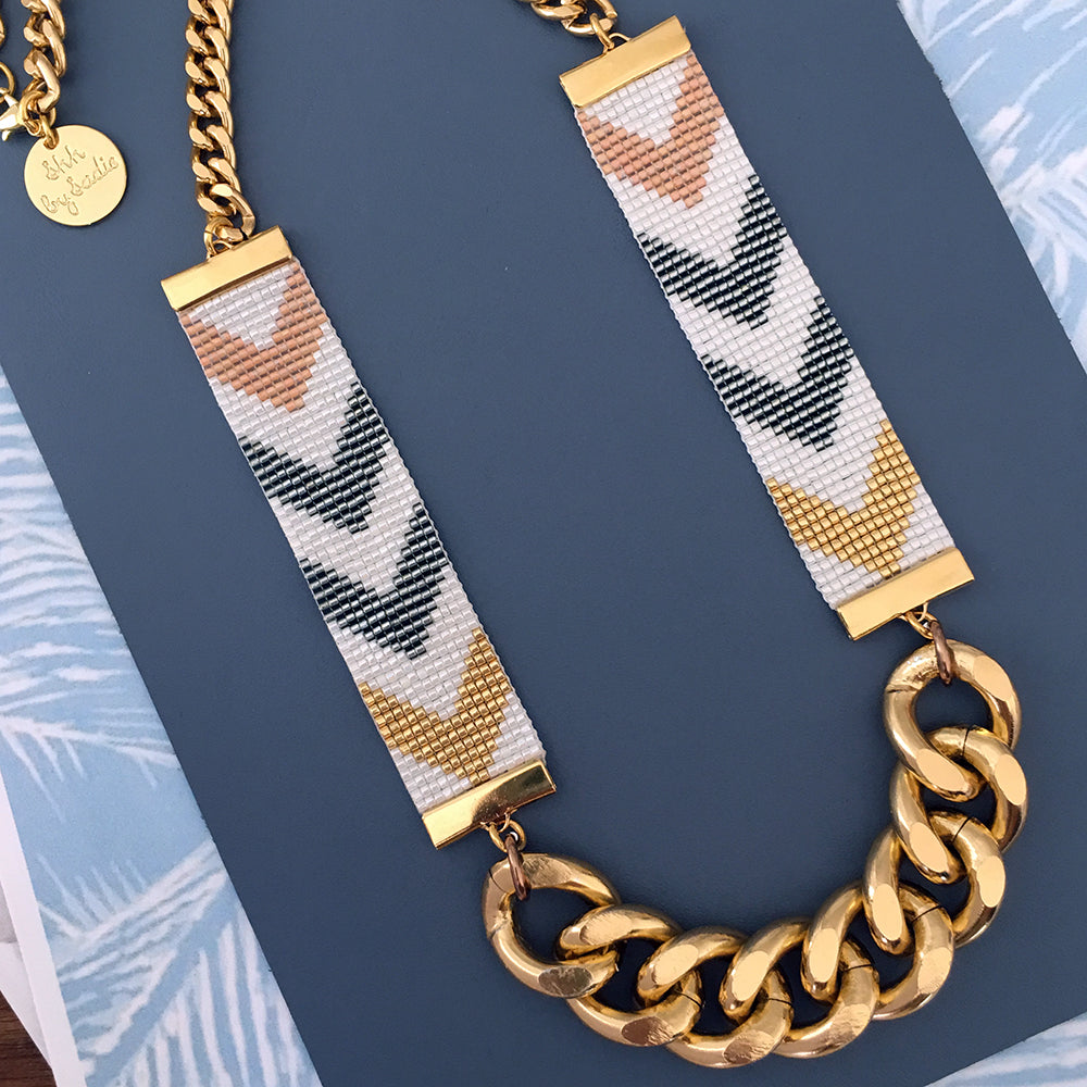 Chevron D'or Necklace - short