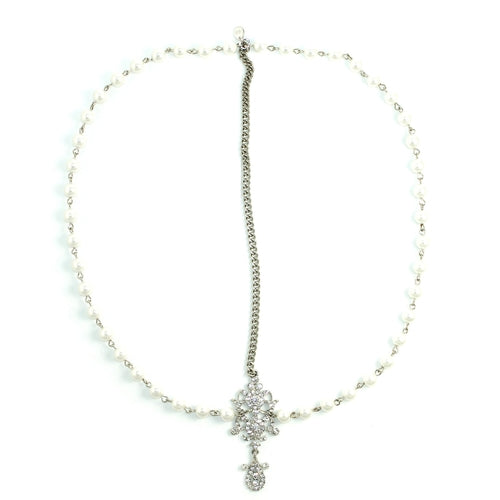 Draping Pearls Chain Headpiece