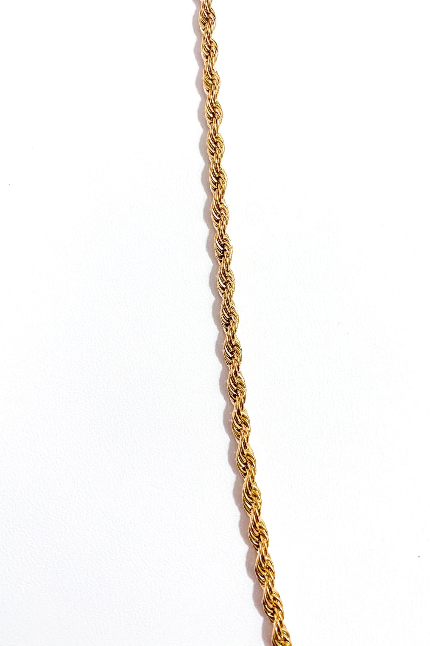 Necklace - Unisex Rope Chain Gold